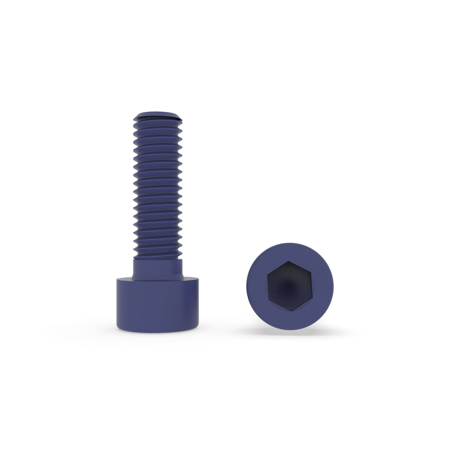 PTFE/Teflon Coated A2-70 Stainless Steel Hex Socket-Cylinder Head Cap Metric Screw - ISO 4762