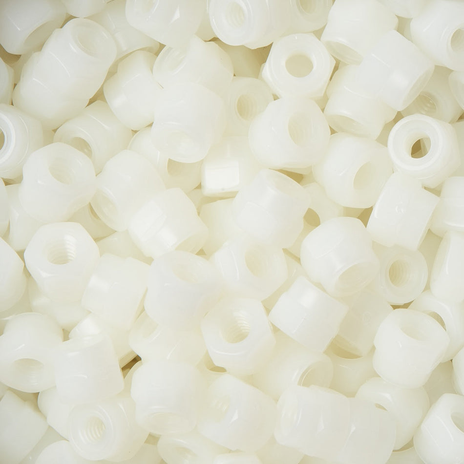 Polyamide PA66 (Nylon) Metric Lock Nut - ISO 7042