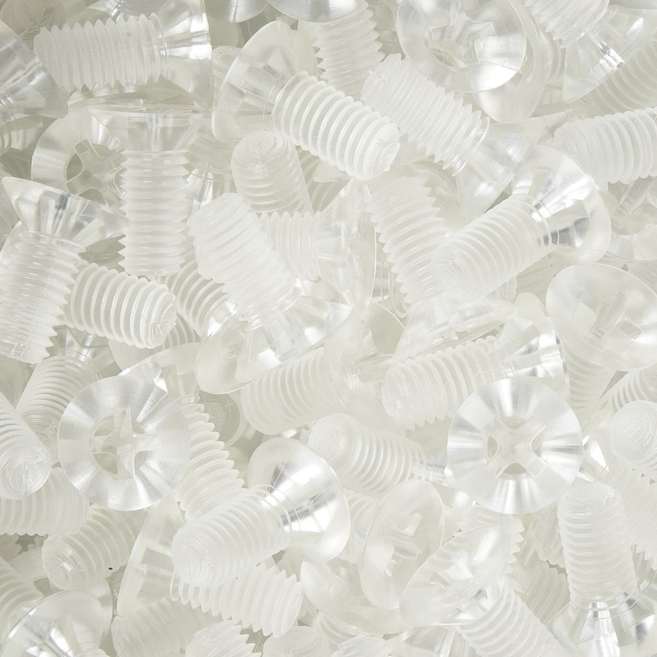 Polycarbonate Flat Head Metric Screw - ISO 7046