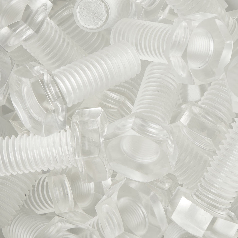 Polycarbonate Hex Head Metric Screw - ISO 4017