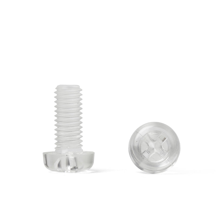 Polycarbonate Pan Head Metric Screws - Cross Recessed Phillips - ISO 7045