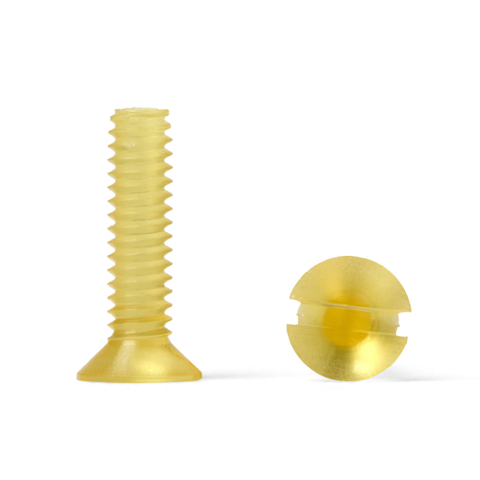 PEI Ultem Slotted Flat Head Screw