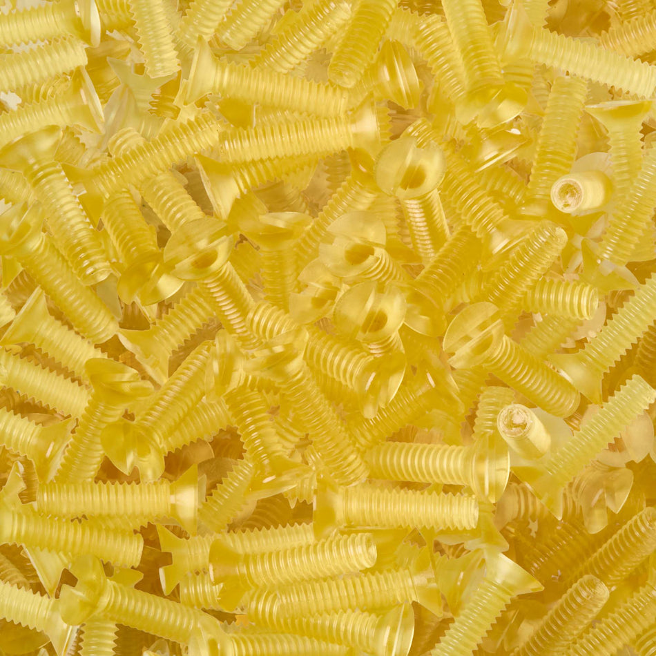 PEI Ultem Slotted Flat Head Screw