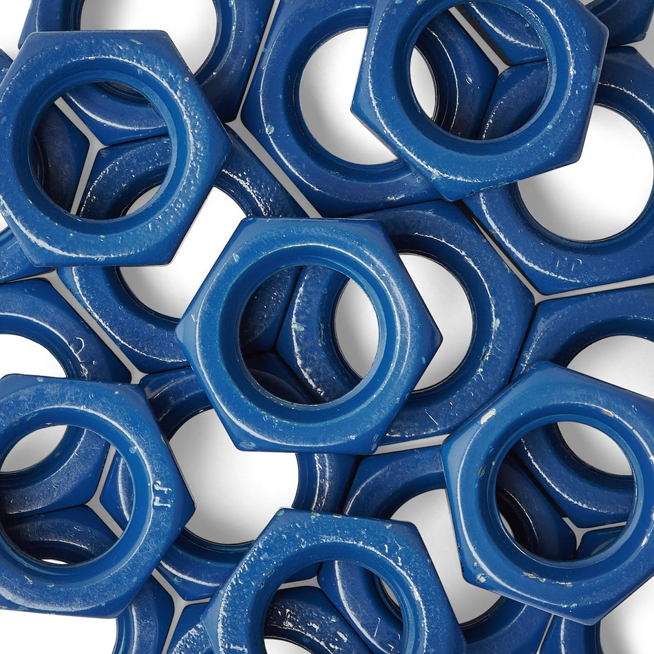 PTFE/Teflon Coated A2-70 Stainless Steel Metric Hexagon Nuts - ISO 4032
