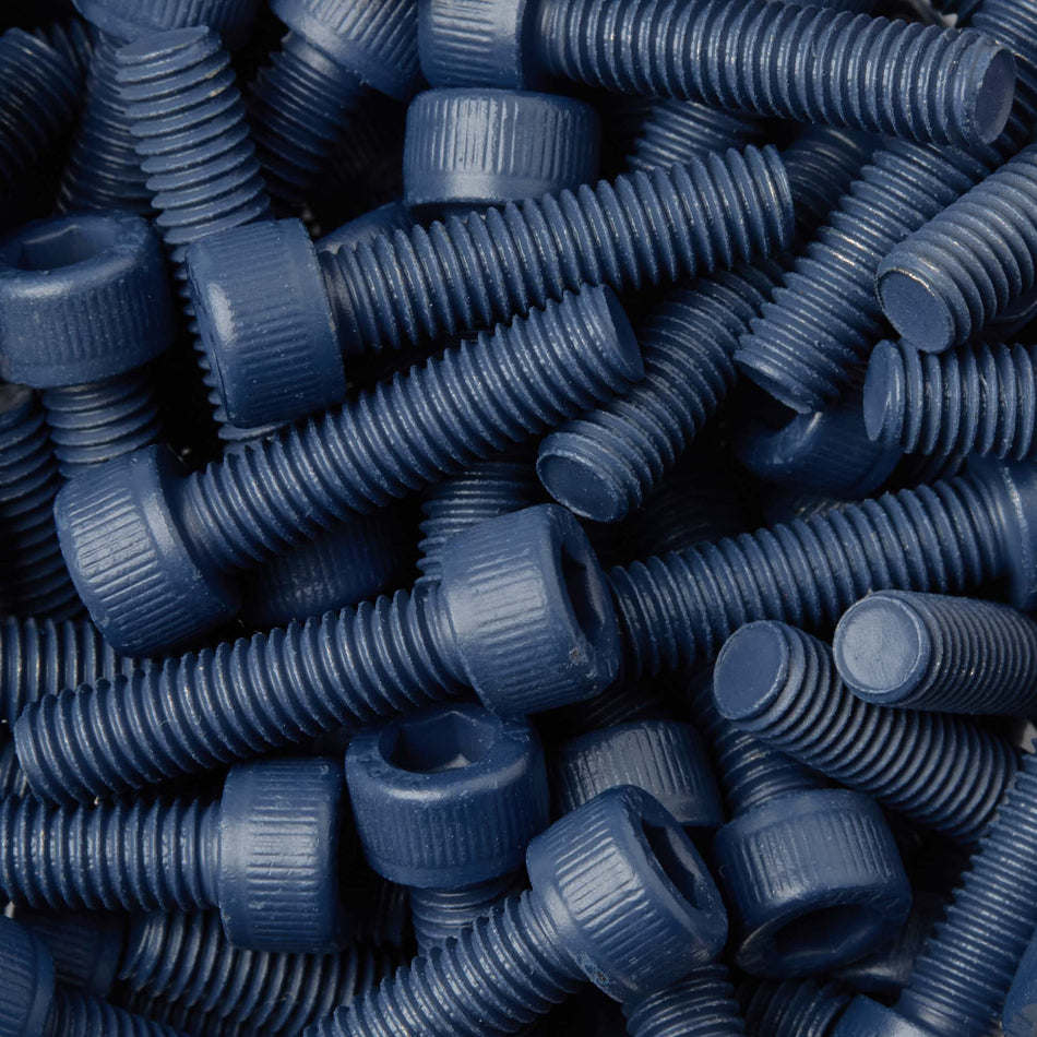 PTFE/Teflon Coated A2-70 Stainless Steel Hex Socket-Cylinder Head Cap Metric Screw - ISO 4762