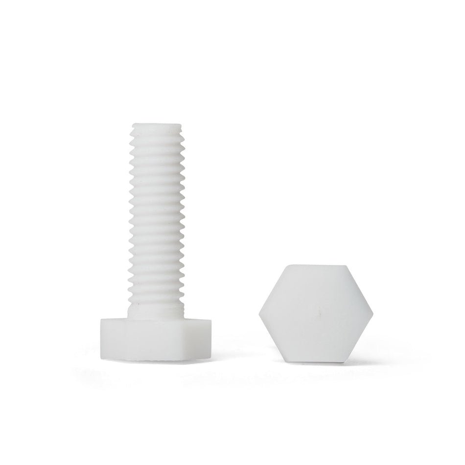 PTFE Teflon Hex Head Metric Screw - ISO 4017