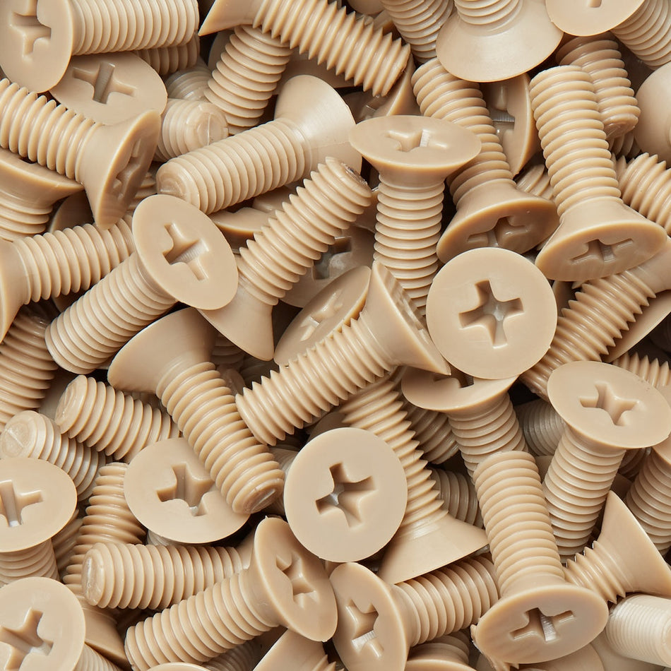 PEEK Flat Head Metric Screw - ISO 7046