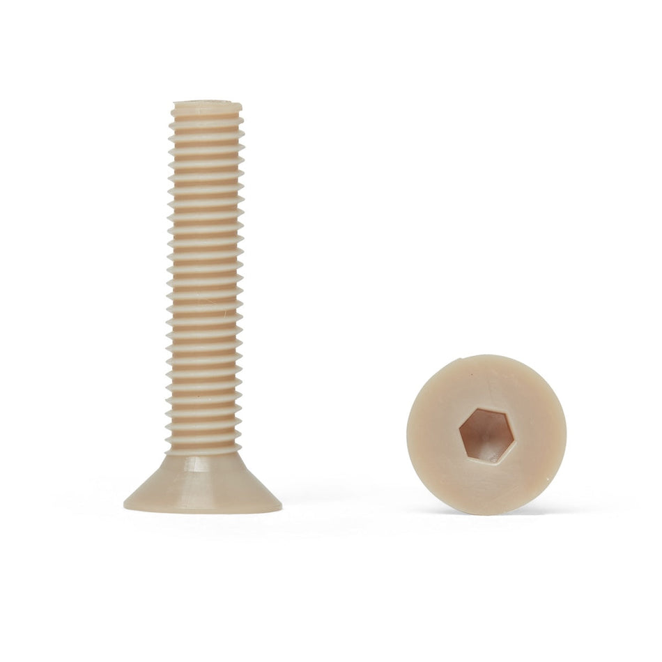PEEK Flat Head Hexagon Socket Metric Screw - ISO 10642