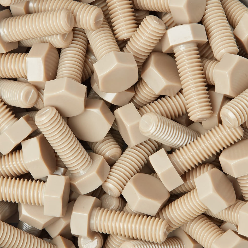 PEEK Hex Head Metric Screw - ISO 4017