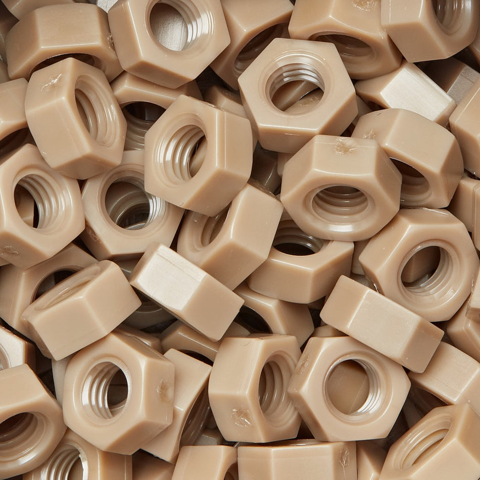 PEEK Hexagon Inch Nut - ASME B18.2.2