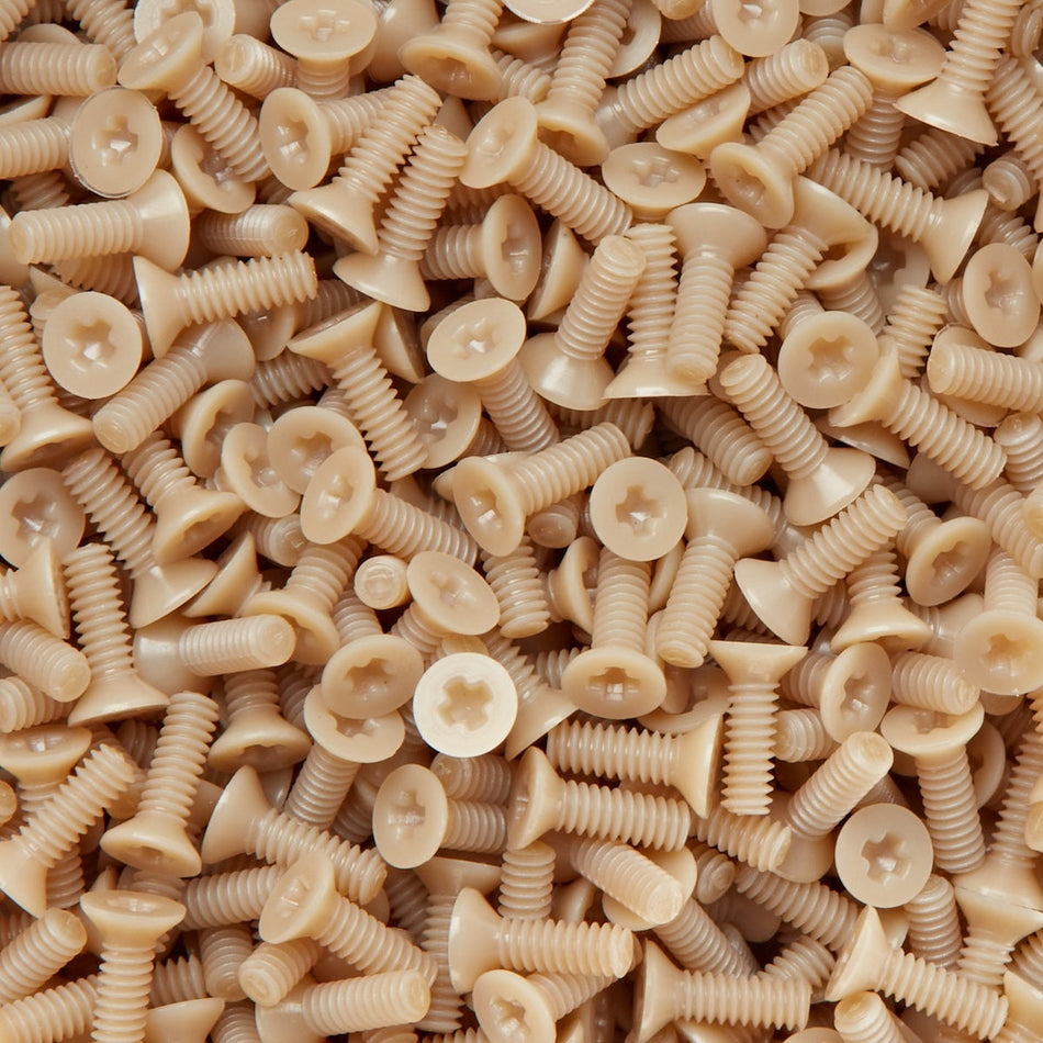 PEEK Micro Flat Head Metric Screw - ISO 7046
