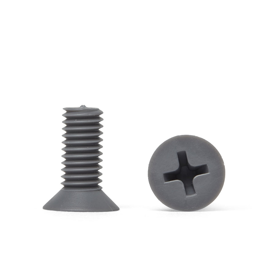 PVC Flat Head Metric Screw - ISO 7046