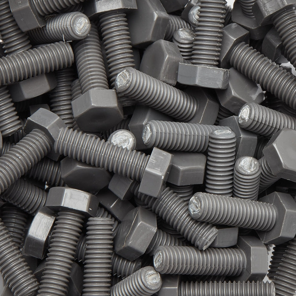 PVC Hex Head Metric Screw - ISO 4017