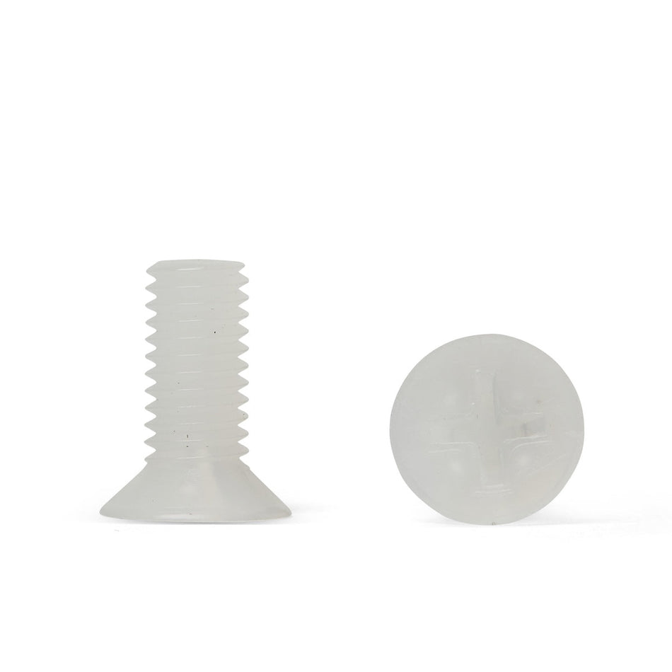 PVDF Kynar Flat Head Metric Screw - ISO 7046