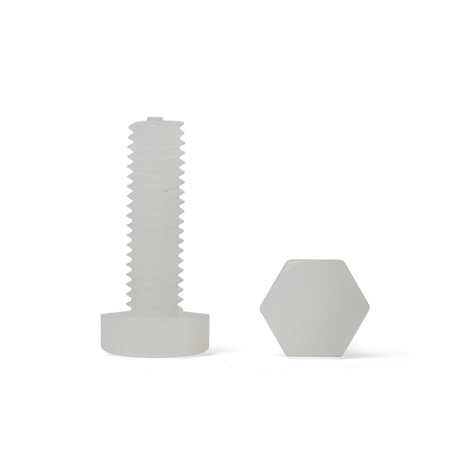 PVDF Kynar Hex head Metric Screw - ISO 4017