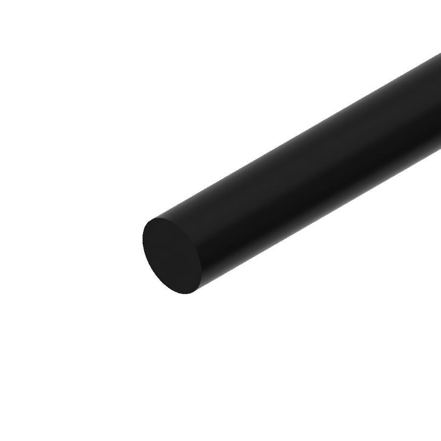 PEEK (Black) Unfilled Rod