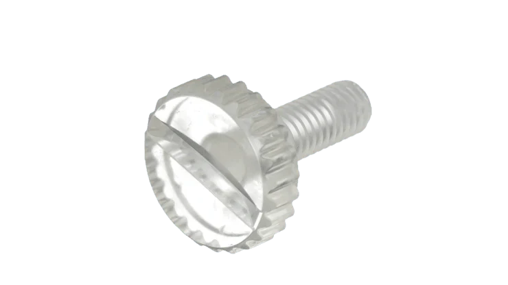 Polycarbonate Thumb Screw (Transparent) - DIN 653